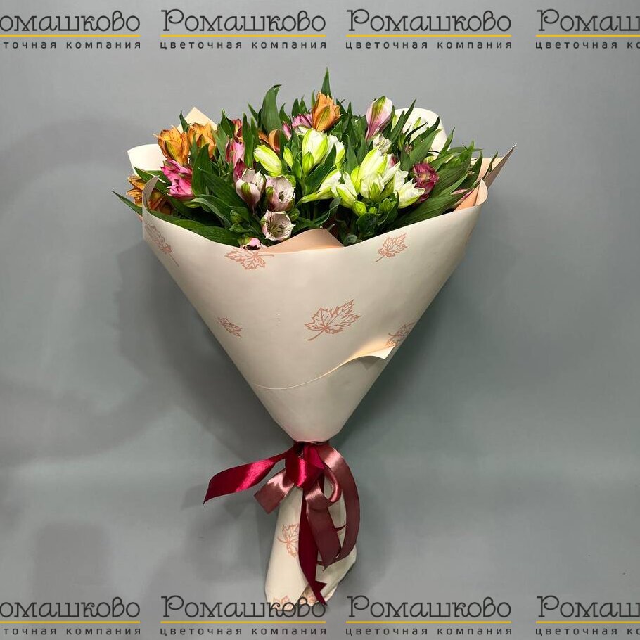 Букет из альстромерий «Анатомия страсти»