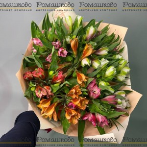 Превью Букет из альстромерий «Анатомия страсти»