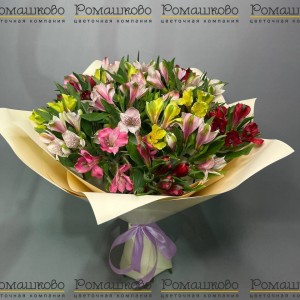 Превью Букет из альстромерий «Подарок света»