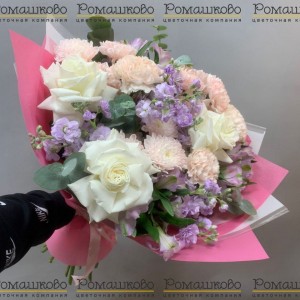 Превью Букет из роз «Белое море»