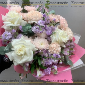 Превью Букет из роз «Белое море»