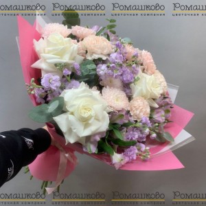 Превью Букет из роз «Белое море»