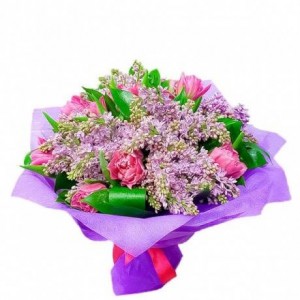 Превью Букет из тюльпанов «Язык времени»