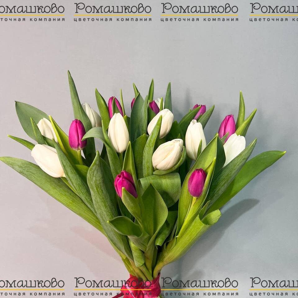 Букет из тюльпанов «Небесный замок»