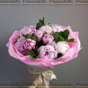 Превью Букет из пионов «Касабланка»