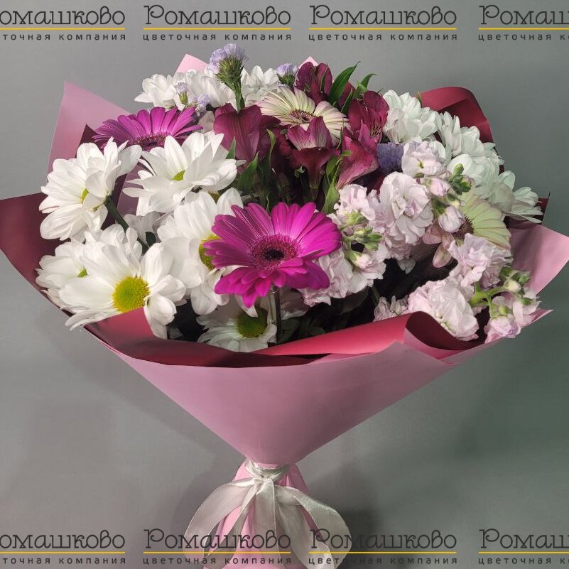 Букет из гербер «Сельская местность»