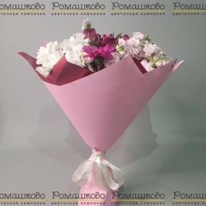 Превью Букет из гербер «Сельская местность»