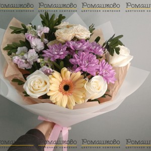 Превью Букет из гербер «Бахромчатое счастье»