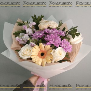 Превью Букет из гербер «Бахромчатое счастье»