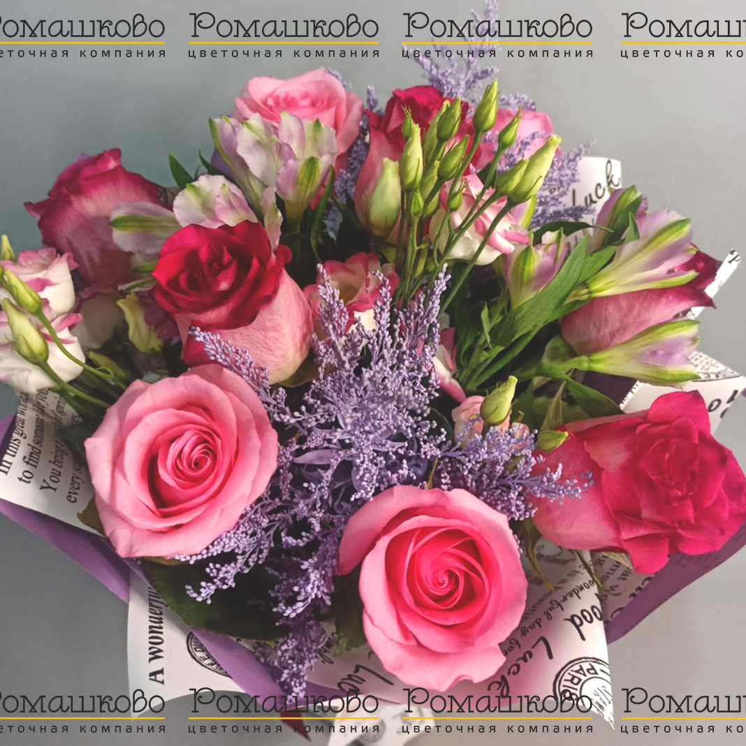 Букет из роз «Водевиль»