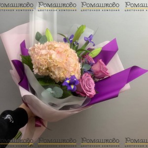 Превью Букет из гортензий «Теплые чувства»