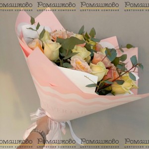 Превью Букет из роз «Золотая рыбка»