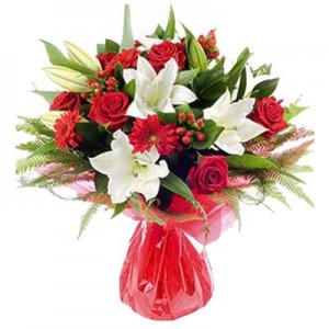 Превью Букет из лилий «Закон привлекательности»