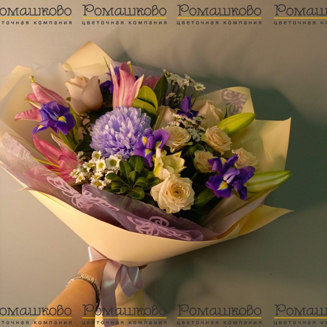 Букет из лилий «Яркого дня»