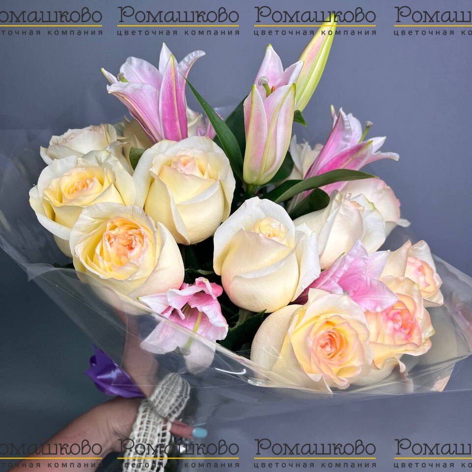 Букет из лилий «Птица счастья»