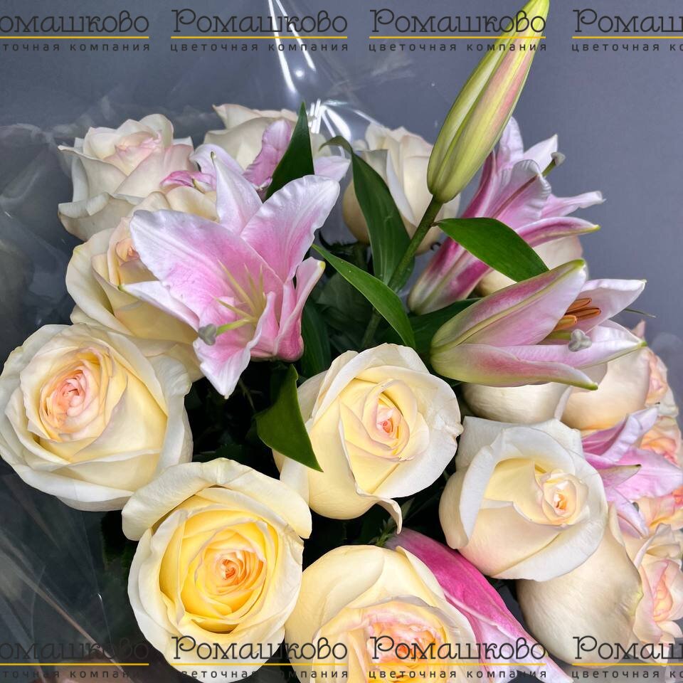 Букет из лилий «Птица счастья»