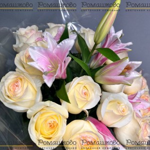 Превью Букет из лилий «Птица счастья»