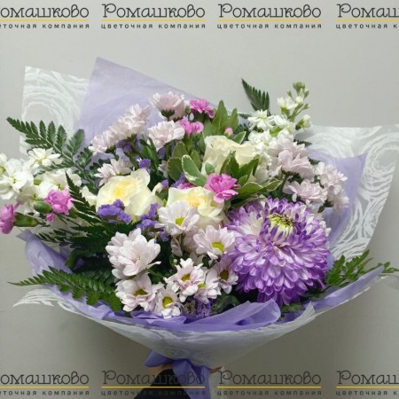 Букет из хризантем «Ветер перемен»