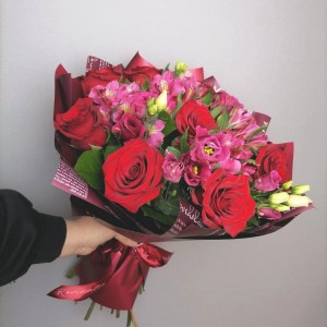 Превью Букет из эустом «Очаровашка»