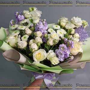 Превью Букет из эустом «Будь со мной»