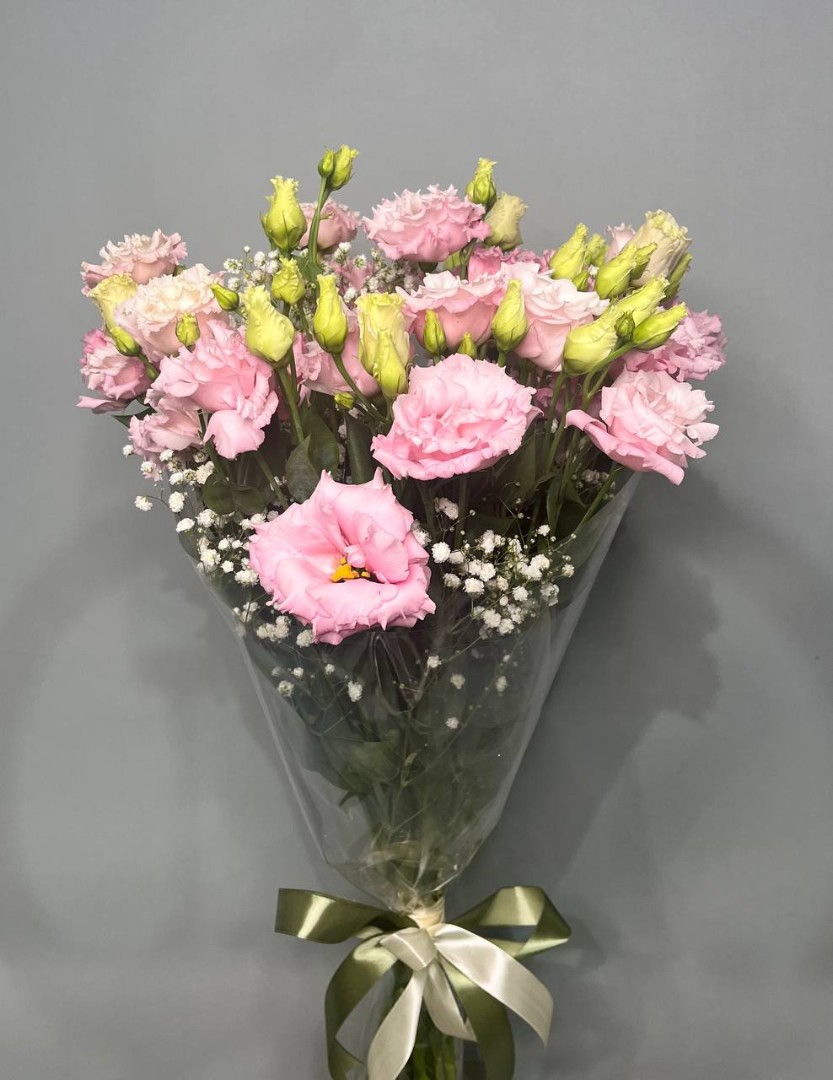 Букет из эустом «Весенняя капель»