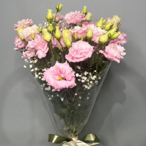 Превью Букет из эустом «Весенняя капель»