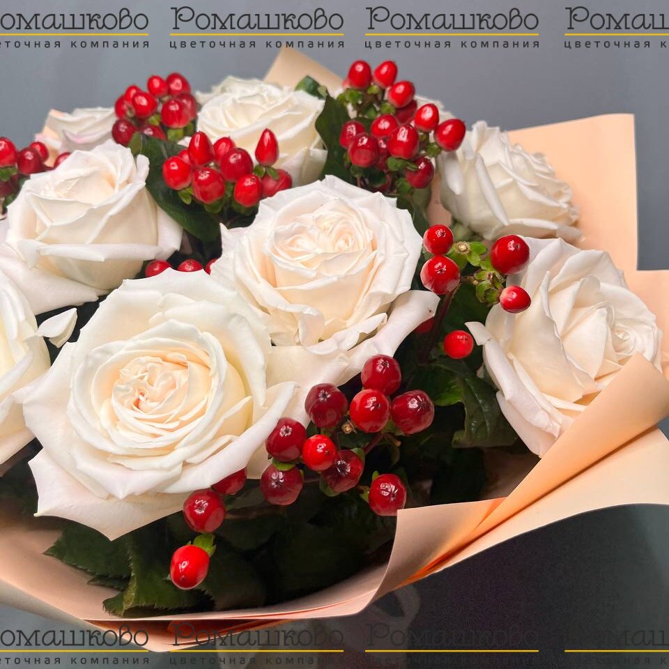 Букет из роз «Нежные губы»