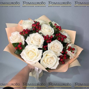 Превью Букет из роз «Нежные губы»