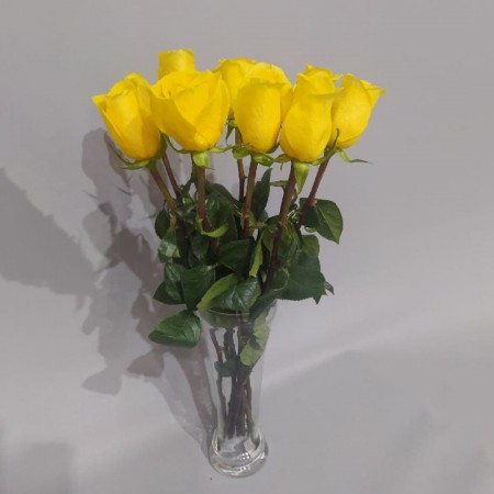 Букет из желтых роз за 2 550 - «Ромашково» в Красноярске