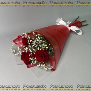 Превью Букет из 3 роз