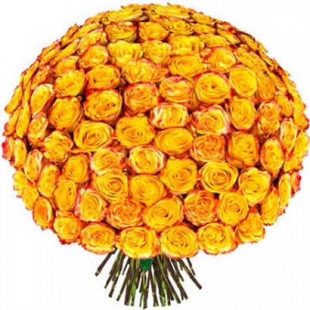 Букет из золотых роз за 27 630 - «Ромашково» в Красноярске