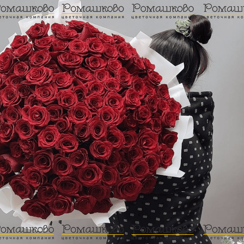 Букет из розы «Миллион алых роз»