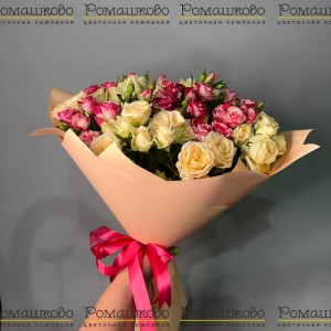 Превью Букет из кустовых роз «Необыкновенная»