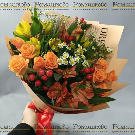 Букет из альстромерий «Приятной девушке»