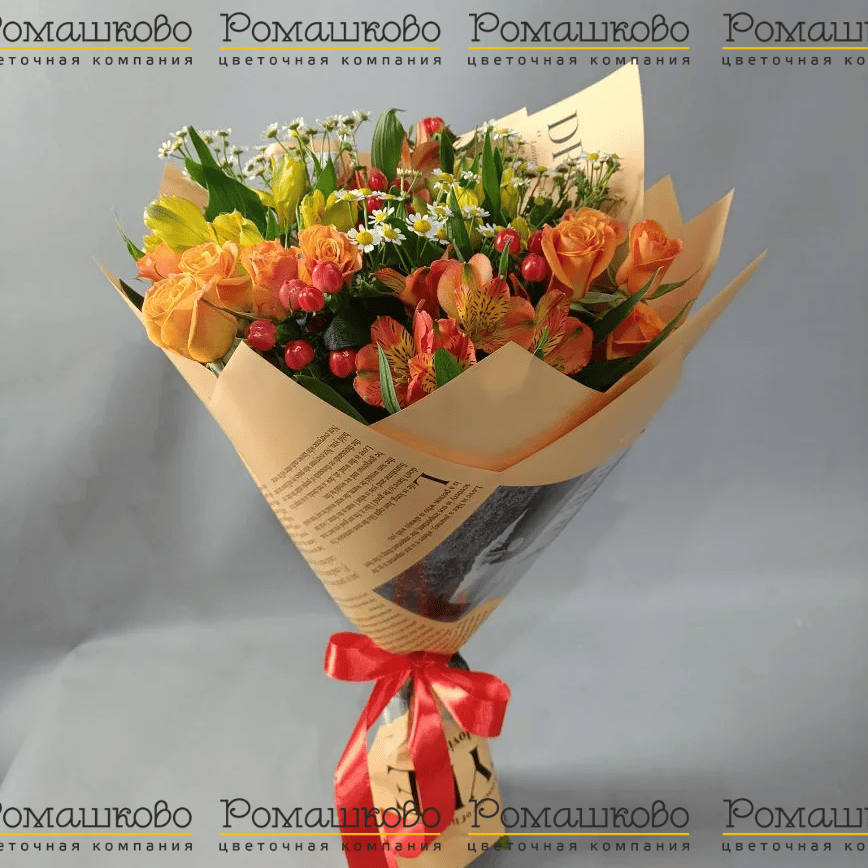 Букет из альстромерий «Приятной девушке»