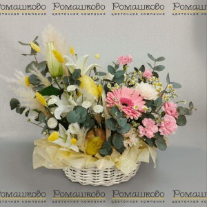 Превью Корзина с цветами «Милые слова»