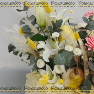 Превью Корзина с цветами «Милые слова»