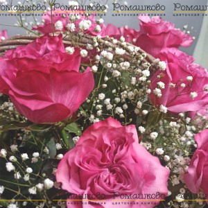 Превью Корзина с цветами «Нежные цветы»