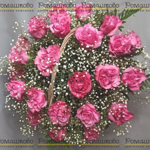 Превью Корзина с цветами «Нежные цветы»