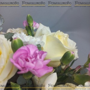 Превью Корзина с цветами «Королева ангелов»