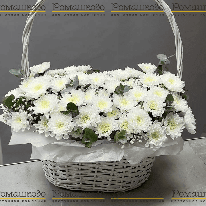 Корзина с цветами «Нечаянная радость»