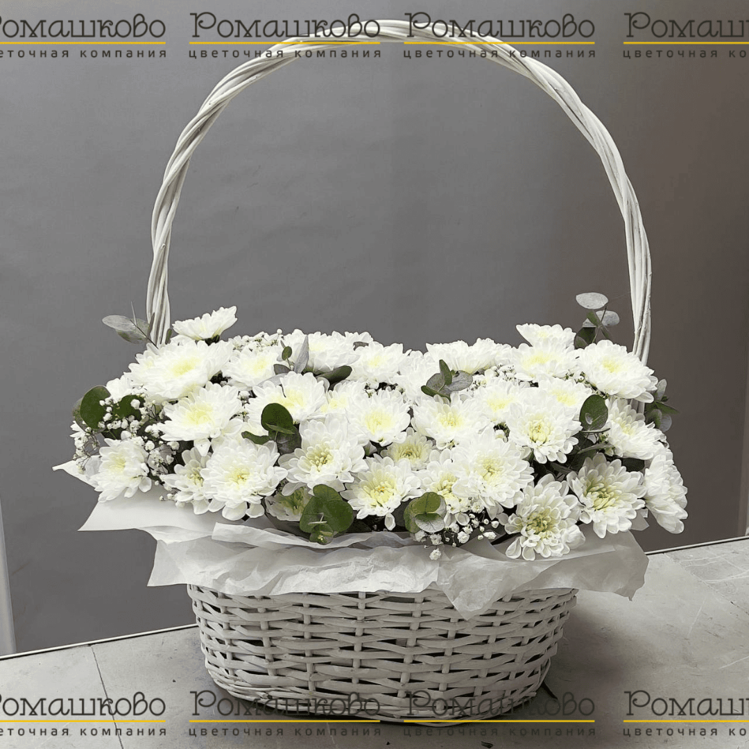 Корзина с цветами «Нечаянная радость»