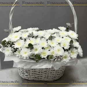 Превью Корзина с цветами «Нечаянная радость»