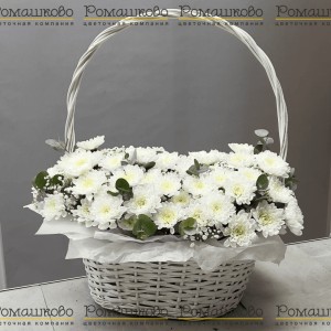 Превью Корзина с цветами «Нечаянная радость»