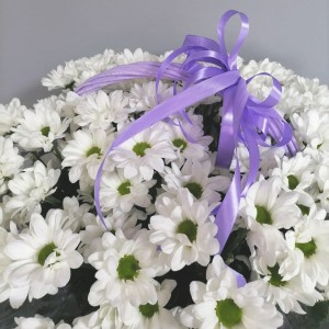 Превью Корзина с цветами «Нечаянная радость»