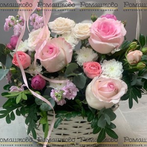 Превью Корзина с цветами «Сезон чудес»