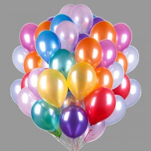 Превью Букет из 50 воздушных шаров с гелием