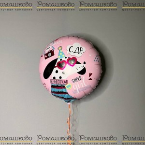 Превью Большой воздушный шар «С днём рождения!»