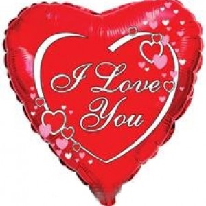 Превью Воздушный шар «I love you сердце»