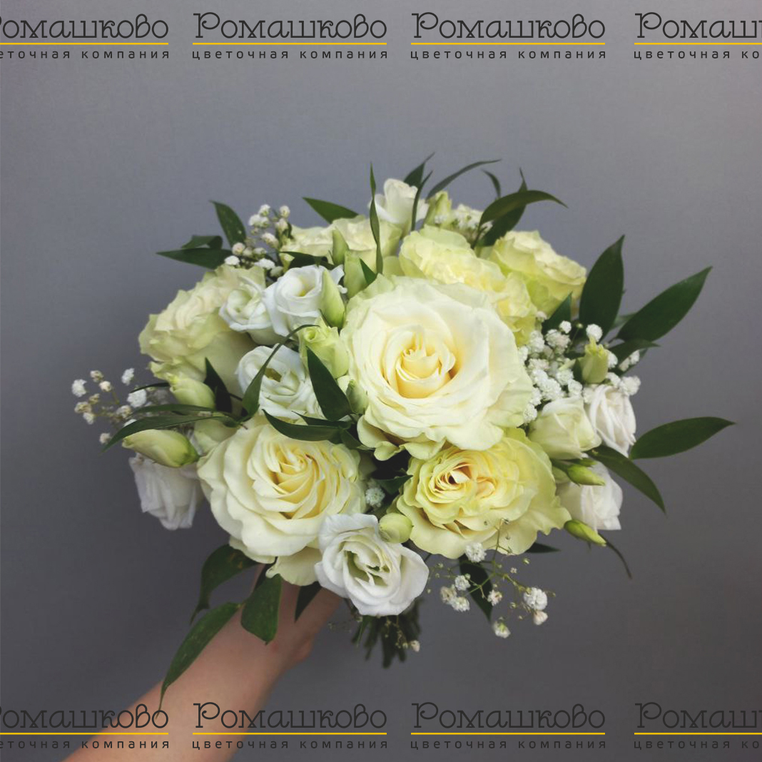 Свадебный букет «Трепетная любовь»